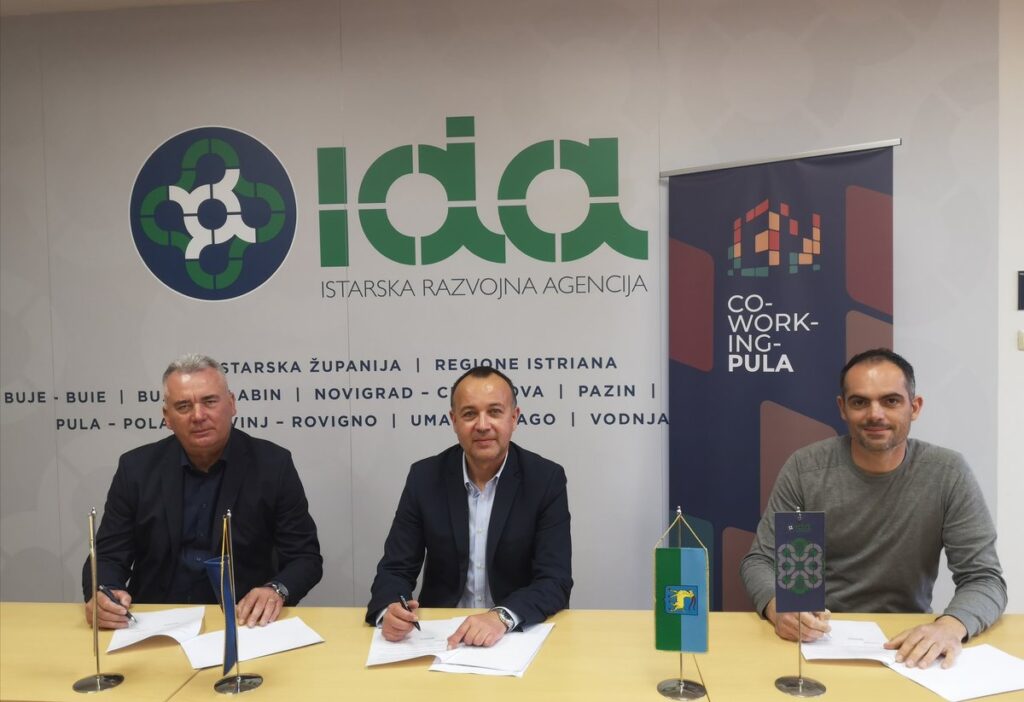 Potpisani ugovori za izvođenje radova i stručni nadzor izgradnje poduzetničkog centra COWORKING PULA